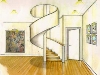 escalier x - France